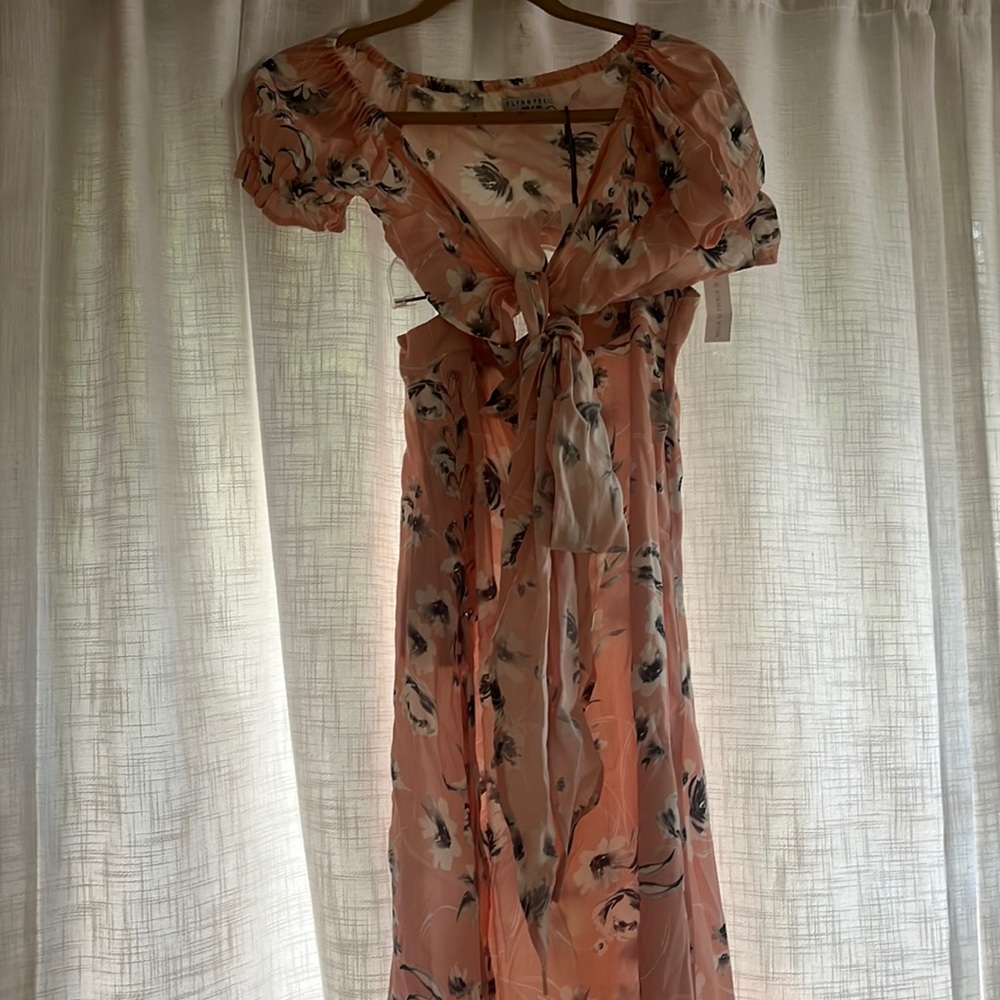 Flynn Skye Wrap Crop Blouse & Skirt Set - Size Small